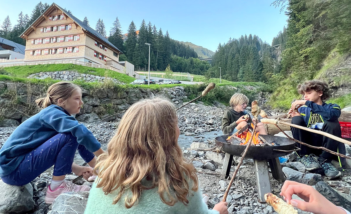 Familienurlaub in Vorarlberg im Berghaus Schröcken
