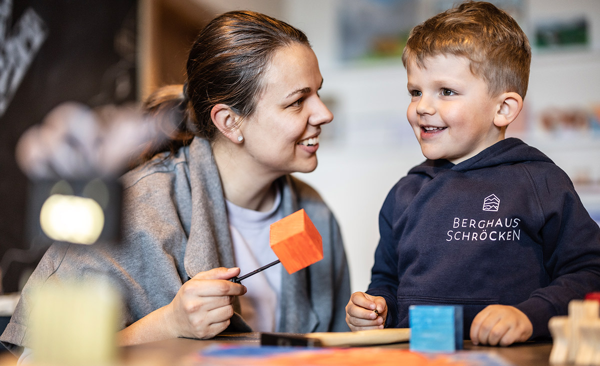 Kinderanimation im Familienhotel Berghaus Schröcken im Bregenzerwald